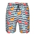 thumbnail image 3 of Goofa Colorful Llama Printed Mens Swim Trunks Summer Quick Dry Short Beach Swimwear Bathing Suits-Large, 3 of 9