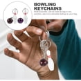 thumbnail image 4 of 4 Pcs Bowling Keychain Rings Sports Match Souvenirs Keychains Adorable Team Gifts Decors Mini, 4 of 6