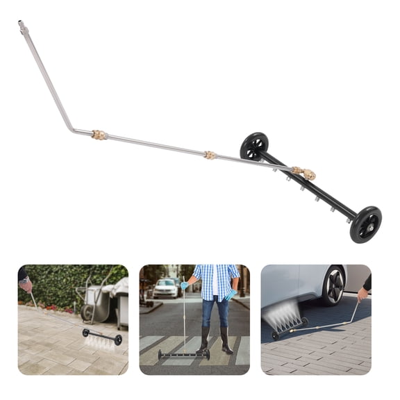 Pressure Washer Water Broom, 2 in 1 Pressure Washer Attachment, Under Car Pressure Washer Attachment