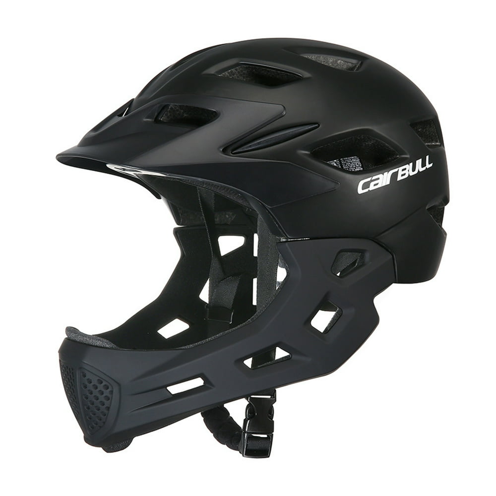 Children Safety Sports Helmet with Removable Chin Guard for Cycling