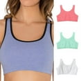 thumbnail image 6 of Lorddream Women's Tank Style Sports Bra 3-Pack, Blue - S, 6 of 6