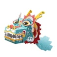thumbnail image 3 of Paquete de Material para hacer cabeza de dragón, manualidades DIY, juguetes de desarrollo 3D para vacaciones, regalo de cumpleaños decorativo para Festival del Barco Dragón para niños Macarena Hacer cabeza de dragón, 3 of 8