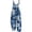 Blue, variant on Coerni Boho Floral Jumpsuits for Girls Adjustable Spaghetti Strap Harems Rompers Summer Plus Size Casual Overalls with Pockets