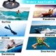 thumbnail image 5 of Cambiador para surf, playa, bolso impermeable con asa y cordón para deportes acuáticos, natación, buceo, camping al aire libre, 50CM de diámetro., 5 of 5