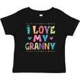 thumbnail image 3 of Inktastic I Love My Granny Cute Granddaughter Girls Baby T-Shirt, 3 of 5