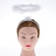 thumbnail image 3 of Diadema de plumas blancas Perfecl para mujer 31 x 16 x 6 cm, 3 of 8
