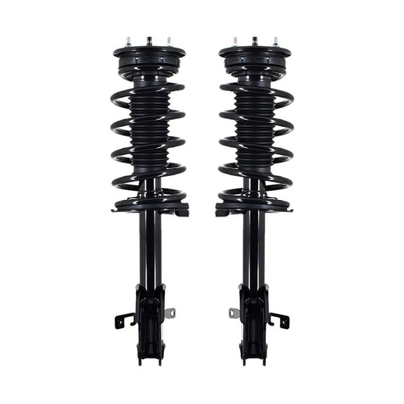 Pair Front Left-Right Quick Complete Strut - Coil Spring For 2009-2010 Ford Edge