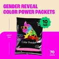 thumbnail image 2 of Chameleon Colors Pink Gender Reveal Powder - Individual Bags of Pink Color Powder for Photography, Baby Girl Gender Reveal, Birthday Party, Color Fun Run, Holi Festival, and More -10 Pack of 70g Bags, 2 of 7