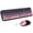 Berry Pink, variant on Wireless And Mouse Combo  Portable Retro With Compact Size 2 In 1 Usb Connected For Windows 7/8/10 Laptop Desktop Pc Computer (berry Pink)