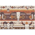 thumbnail image 4 of GZHJMY Western Aztec U-Shaped Toilet Rug 20" x 24" Contoured Toilet Mat Absorbent Shaggy Bathroom Rug Floor Mats, 4 of 7