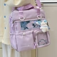thumbnail image 3 of Giaone Ita Bag Backpack Purse Clear Shoulder Bag Transparent School Bag Daypack, 3 of 20