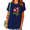 Navy Blue, variant on UNISHE Women's Vintage Botanical Rose Tee Watercolor Floral Graphic Crewneck Short Sleeve Nature Top