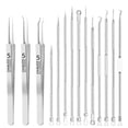 thumbnail image 4 of 14Pcs Stainless Steel Blackhead Remover Kit Comedone Extractor Tools for Acne, Pimple & Blemish Removal, 4 of 4