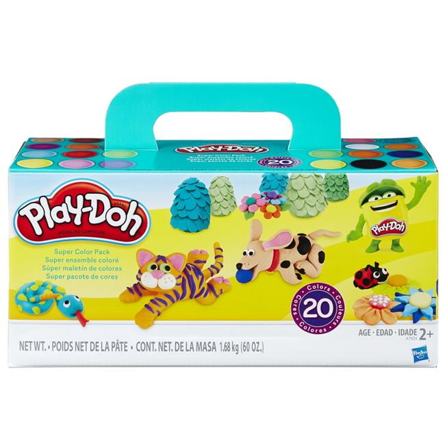 Play-Doh Super Color 20 Pack with 20 Different Colors of Play-Doh, 60oz - Walmart.com - Walmart.com