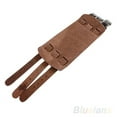thumbnail image 6 of Ayyufe Men Multilayer Belt Leather Bracelet 3 Buckles Wristband Cuff Bangle, 6 of 6