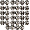 thumbnail image 1 of Cuentas de silicona de 12 mm, 40 piezas de cuentas de silicona redondas para llaveros, manualidades, pulseras, collares y cordones, 1 of 5