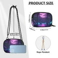 thumbnail image 4 of FORMRS Mini Crossbody Bag for Women Adjustable Shoulder Rope Travel Casual Phone Purse, Pink Neon Road, 4 of 7