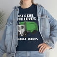 thumbnail image 3 of Trash Day Just A Girl Who Loves Garbage Trucks T-Shirt, 3 of 4