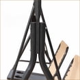 thumbnail image 4 of Patio 2-Seat Outdoor Canopy Swing Glider | For Backyard Porch Campfires Cookouts | Adjustable Shade Storage | Beige | Steel, 4 of 5