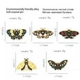 thumbnail image 7 of K-KED Gothic Moon Nature Brooch moth brooch Flower Moth Butterfly Brooch Lapel pins-45, 7 of 7