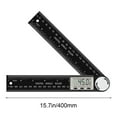 thumbnail image 2 of Guozer Plastic Protractor Angle Finder with Digital Display Woodworking Tools, 2 of 5