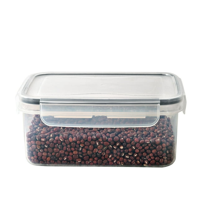 Jars with Lids Transparent Plastic Storage Container, Vacuum Moisture-Proof And Fresh-Keeping Storage Sealed Container, Kitchen Sealed Container with Lid, Wet Fresh-Keeping Box