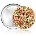 thumbnail image 3 of Deedro Moule à Pizza Plateau à Pizza - Plaque à Pizza Ronde en Acier Inoxydable, Moule à Pizza Robuste pour Four, Plateau de Service à Pizza Lavable au Lave-Vaisselle, 12 Pouces & 13 Pouces, Ensemble de 2 Pcs, 3 of 4