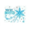 Creative Converting 344440 4.5 x 4.5 in. Snow Princess Invitations, Case of 6 - 8 Count
