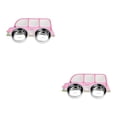 thumbnail image 1 of Bearachild Vajilla de acero inoxidable para niños, cuchara, tenedor, cuchara de alimentación de coche de dibujos animados, de cubiertos, camión Rosa Camión/Cuenco/extraíble 2Conjunto, 1 of 6