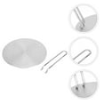 thumbnail image 2 of MasteelfCA Plaque de Guide Thermique pour Cuisinière à Induction Plaque de Cuisson en Acier Inoxydable Convertisseur de Chaleur Disque, 2 of 8