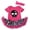 Hot Pink/Rainbow Skull, variant on Petitebelle Black Skull Face Bodysuit Tutu Baby Dress Nb-18m (White/Black Silver Halloween, 3-6 Months)