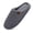 Gray, variant on Mens Slippers with Cushion Memory Foam Cotton-Blend High-Density Warm House Slippers for man 2026 Slip-on Indoor Outdoor Comfortable Best House Shoes Rubber Sole Black Size 7 US