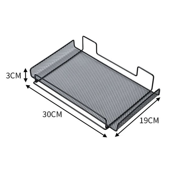 Under Desk Cable Management Tray No Drill Steel Desk Cable Organizers Wire Management Tray Cable Management Rack Storage Shelf