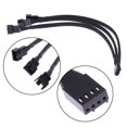 thumbnail image 2 of Cable de 4 pines 1 a 3 Extensión PWM Formas de ventilador Splitter Manga Negro Sywqhk Para estrenar, 2 of 6