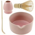 thumbnail image 1 of Complete Japanese Matcha Preparation Kit with 600ml Ceramic Bowl, Bamboo Whisk, Whisk Holder & Tea Spoon - Traditional Handcrafted Set for Authentic Tea Ceremony Experience, Perfect for Beginners &, 1 of 6