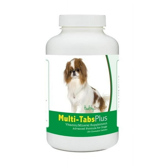 Healthy Breeds 840235140351 Japanese Chin Multi-Tabs Plus Chewable Tablets - 180 Count