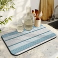 thumbnail image 3 of Washable Rubber Botanical Leaves Vintage Floral Dish Drying Mats for Kitchen Counter Home Large Coffee Bar Pad Accessories and Decor for Utensils Stemware 19.5''x12'', 3 of 6