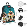 thumbnail image 3 of Naloa I Love Sushi Print Lightweight DayBackpack Suitable for school, work, shopping, travel, etc., 3 of 5