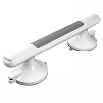 LAMIRO 12.9 in. Shower Grab Bars for Bathroom Strong Suction Cup Handle for Elderly Handicap