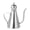 Silver, variant on WRISTBIQUE Oil Vinegar Dispenser Bottle 304 Stainless Steel 1Pack 0.5L