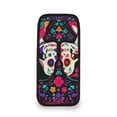 thumbnail image 4 of Secure Travel Neck Wallet Passport Holder Adjustable Strap For Men & Women 6*7.5in Two Sugar Skull, 4 of 6