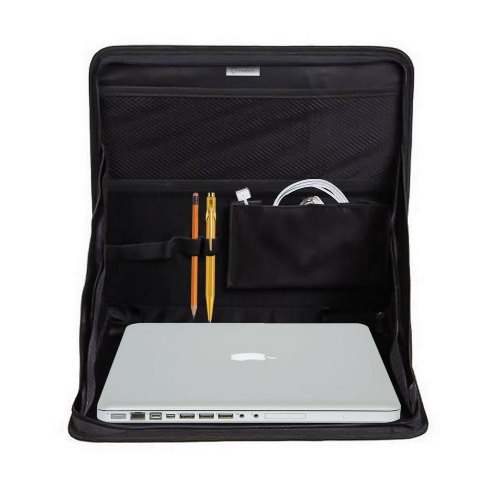 Zone Tech Foldable Automotive Back of Seat Laptop Holder Food Tray