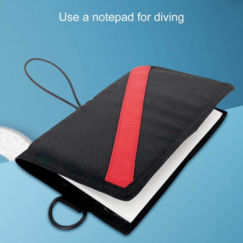 ANXPTIME Underwater Notebook Diving Record Board Waterproofs Paper Dives Note Pad Underwater Writing Pad Diving Supplies