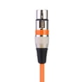 thumbnail image 4 of Cable DMX Tmvgtek de 5.9 Pies Conector XLR Macho A Hembra naranja, 4 of 4