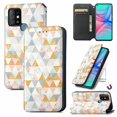 thumbnail image 1 of Compatible avec Infinix Hot 10 Étui Portefeuille Coloré Fente pour Carte en Cuir Pu Support Magnétique Blocage Rfid, 1 of 3
