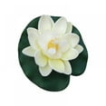 thumbnail image 2 of Artificial Floating Foam Lotus Flowers Water Lily Pond Plants Home Garden Decoration 4" Dia 9 Colors, 2 of 5