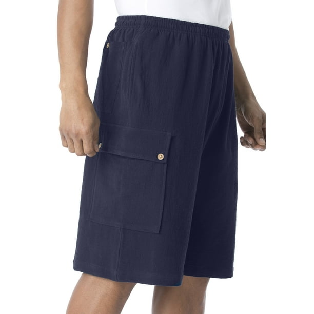 cargo shorts elastic waistband