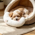 thumbnail image 2 of U-Shape Calming Pillow for Pets,Soft Fluffy Decorative Curved Plush Cushion, 2 of 6
