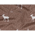 thumbnail image 6 of oneOone Rayon Dark Rose Brown Fabric Christmas Sewing Material Print Fabric By The Yard 56 Inch Wide, 6 of 8