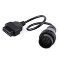 thumbnail image 1 of 38Pin To 16Pin Diagnostic Cable, 15.7in Long OBD II Connector Cable ABS Plastic Heavy Duty Black  Replacement for  for Female Interface, 1 of 6